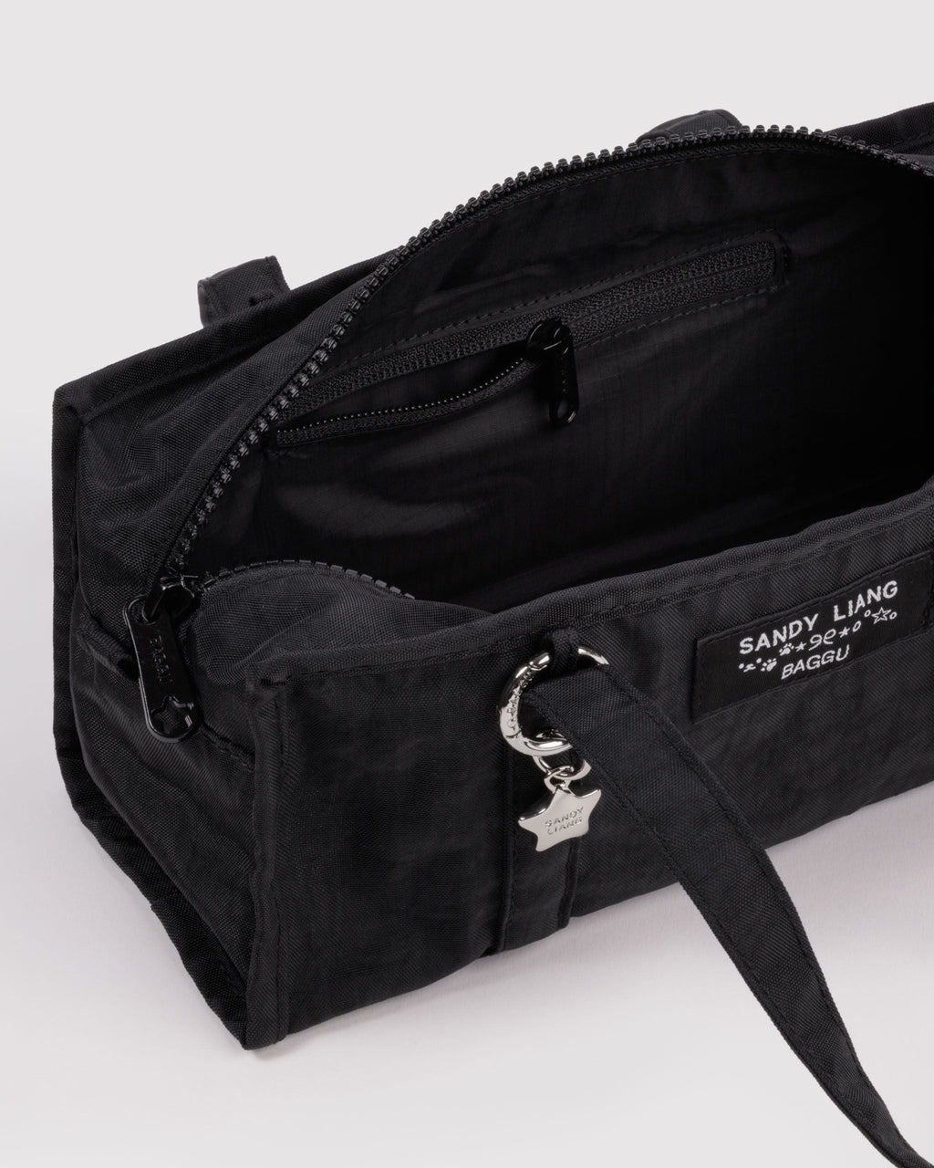 Mini Nylon Market Bag - Black